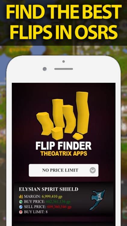 Osrs flip finder. Join 631.0k+ other OSRS players who are already capitalising on the Grand Exchange. Check out our OSRS Flipping Guide (2024), covering GE mechanics, flip finder tools and price graphs. Login Register. … 