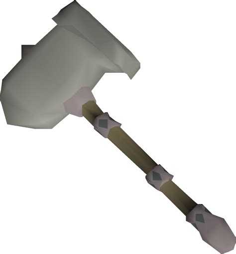Osrs granite hammer. Not a good training weapon. Because a granite hammer is scim speed. And has better bonuses than all the other 50 att weapons at that speed. Gmaul is so slow its probably simmilar exp rates to train with as kicking stuff. Oh I didn’t realise the hammer was so fast my bad! 