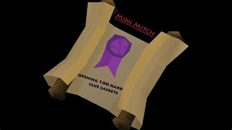 A clue scroll (hard) is part of the Treasure Trails Distraction and Diversion, in which a player follows a series of clues leading towards a buried treasure. They are obtained upon opening a sealed clue scroll (hard). Hard clue scrolls are between 5 to 7 clues long (4 to 6 with the Totem of Treasure).&#91;1&#93; . 