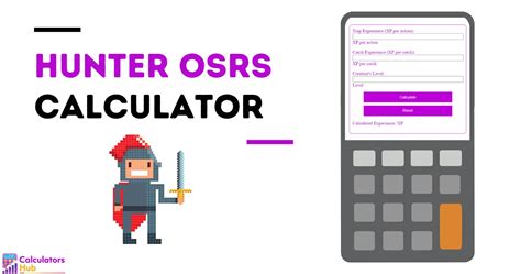 Osrs hunter calc. This calculator calculates the loot and xp from catching herbiboar, either for the number caught or to reach a certain hunter or herblore milestone. Calculator Notes: This … 