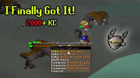 The point is that it’s not worth it to attempt that first kill. Also, getting a jaw on 1 kc doesn’t mean that killing the things is worth it, it only means that you got lucky. OP is wrong …. 