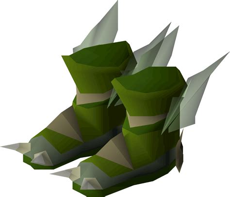 Pegasian boots are boots that require level 75 Ranged and Defence to wear. They currently have the highest ranged attack bonus of any pair of boots. They can be created by using a pegasian crystal with a pair of ranger boots, requiring level 60 in Runecraft and Magic (cannot be boosted ). This grants the player 200 experience in both skills.. 