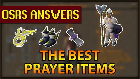 Most Prayer armour items require a certain Defence and/or Prayer level to equip; the higher level an item requires, the greater Prayer bonus it will provide, in turn slowing the rate at …
