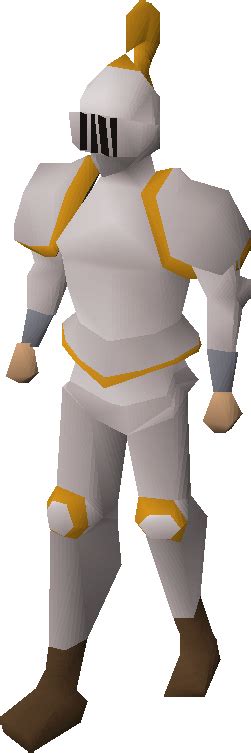 Proselyte armour. A player wearing proselyte armour. Proselyte ar