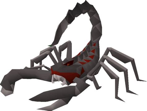 A scuttling little scorpion with an incredibly vicious tail. Scorpia's offspring is a pet dropped by Scorpia. It is similar in appearance to the offspring encountered during the fight with Scorpia, but is slightly larger and has a unique colour scheme. When a player receives the pet, it will automatically try to appear as their follower.. 