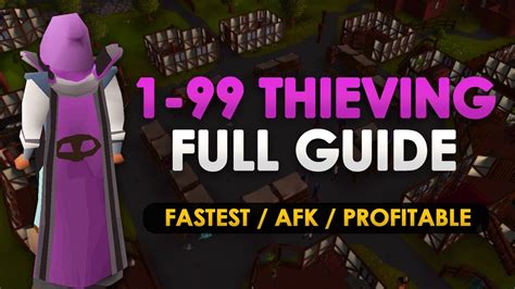 Osrs theiving guide. This is my updated Thieving guide for 2020, covering a range of different methods to get to 99!Skip to a specific part?00:38 - Useful items/buffs05:03 - Leve... 