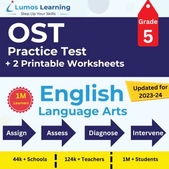 OST - Grade 8 ELA Practice Test 1 - Part 2 . Su