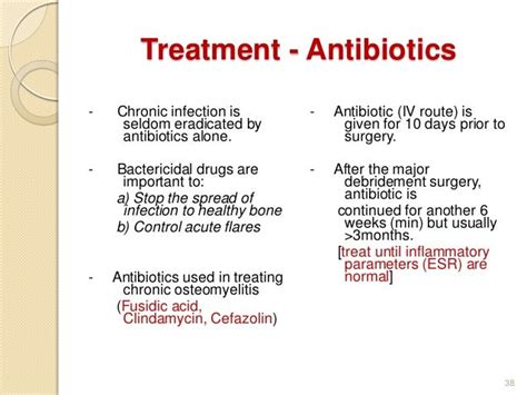 Osteomyelitis treatment Bone infection Antibiotics - Marshfield …