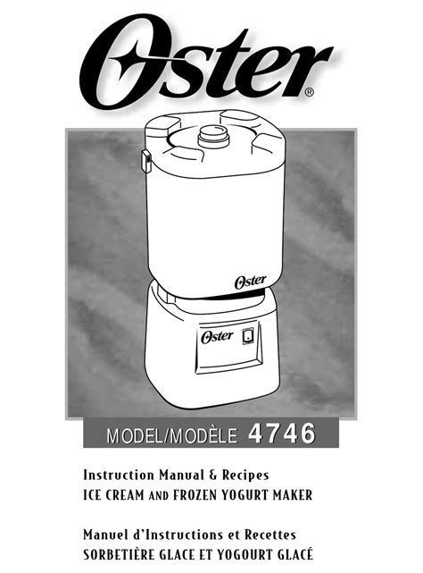 Oster ice cream maker manual 4746. - Control systems engineering by nise solution manual.