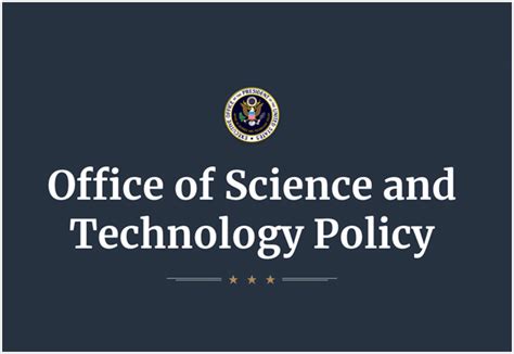 The Office of Science and Technology Policy (OSTP) was establish