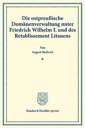 Ostpreussische domänenverwaltung unter friedrich wilhelm i. - La acción de tutela contra laudos arbitrales.