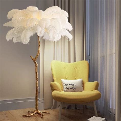 Ostrich Feather Lampshade - Etsy