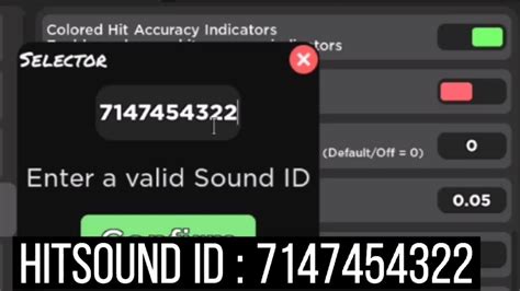 Osu hitsound. Today I'll be sharing some of the best hitsound codes & ids that you can use for Roblox Funky Friday! This video will contain 28+ different sound effect code... 
