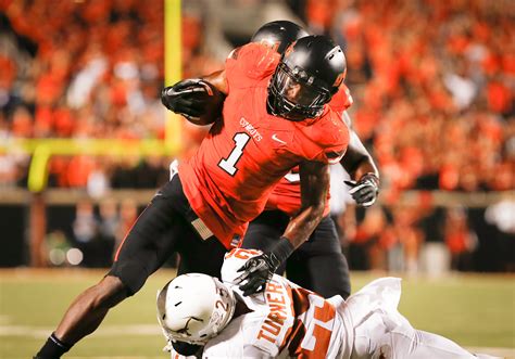 More:Oklahoma State football vs. Kansas State: Five takeaways from Cowboys' win over Wildcats. Cowboys’ offense gets creative, shines. 10: Straight games without an opening-drive score by the Cowboys, a streak that was snapped when Ollie Gordon II rushed for a 2-yard touchdown on OSU’s first drive. Before that, the Cowboys kicked a FG to .... 