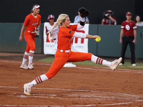 Third-seeded Florida State rolled to an 8-0 run-rule victory in six innings over the sixth-seeded Cowgirls in the first-round game twice delayed by rain at USA Softball Hall of Fame Stadium. “We looked like a JV team at times,” OSU coach Kenny Gajewski said. “We took really poor at-bats and we just weren’t clean.