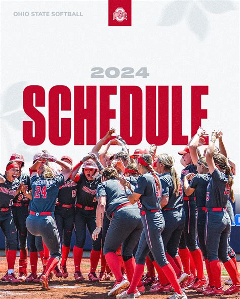 The official 2021 Softball schedule for 