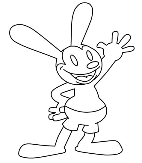 Oswald Coloring Sheets