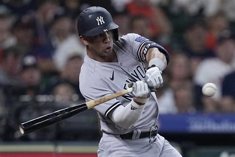 Oswald Peraza, Yankees’ youngsters fuel offense in win over Astros to secure series victory