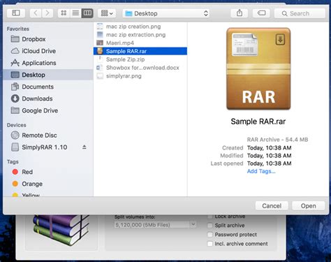 Osx unzip rar. Sep 8, 2022 · We recommend WinZip for Mac if you need maximum control and customization options while creating ZIP and RAR files. Download: WinZip for Mac (From $29.95, free trial available) 3. BetterZip 5. Sometimes, you need an advanced file compressor to manage multiple archive files. 