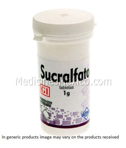 Carafate; Canadian Brand Name. Sulcrate Suspension Plus; Descriptions. Sucralfate is used to treat and prevent duodenal ulcers and other conditions as determined by your doctor. It works by forming a barrier or coat over the ulcer. This protects the ulcer from the acid of the stomach, allowing it to heal. Sucralfate contains an aluminum salt.