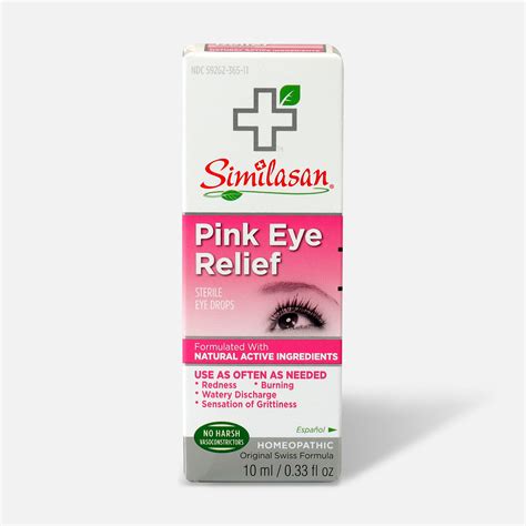 Otc pink eye treatment cvs. Stye eye drops are formulated with ingredients that may help relieve some of the symptoms associated with eye styes, including redness, burning and tearing. Similasan eye drops are a well-reviewed option. In addition, CVS also offers pink eye drops. Eye drops for pink eye are designed to help soothe and temporarily relieve symptoms such as ... 