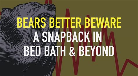Shares of Bed Bath & Beyond (OTCMKTS:BBBYQ) stock are down by about 14% this week after the company released its monthly operating reports for the periods ended June 30 and July 31. At the .... 