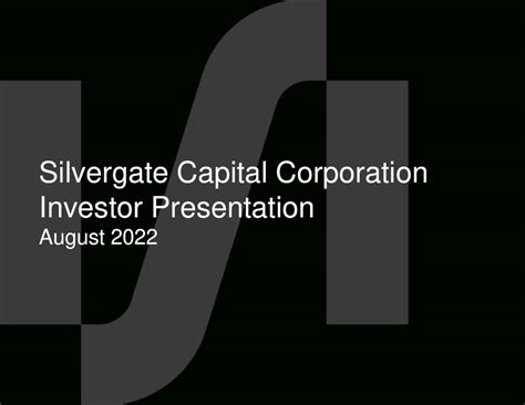 Stock Details Key Executives Latest SEC Filings Company profile for Silvergate Capital Corp (SICP) with a description, list of executives, contact details and other key facts.. 
