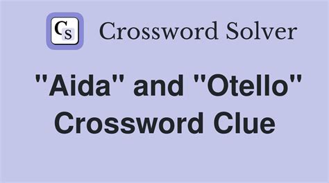 Otello portrayer - 1 answer Crossword Clues