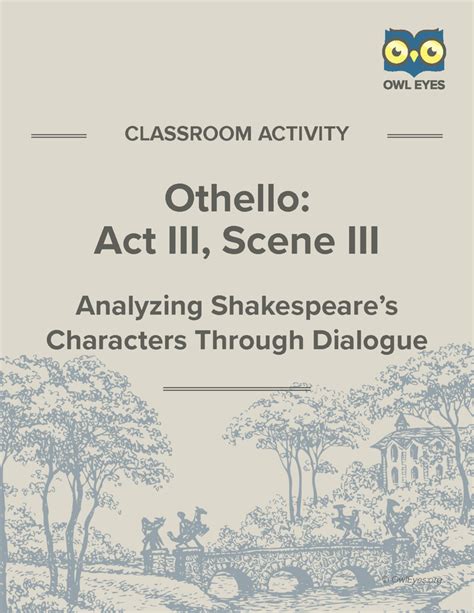 Othello Act 3 Scene 3 Analysis - 982 Words - Internet Public …