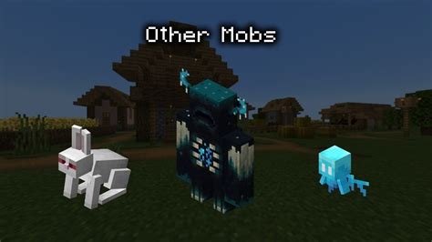 Other Mobs in Minecraft Types Behavior
