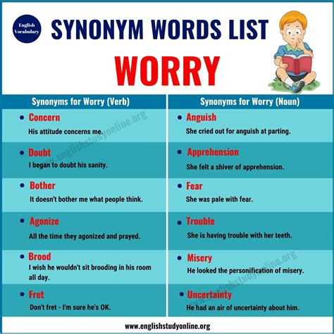 Other words for concerned. More 2590 Concern synonyms. What are another words for Concern? Interest, care, worry, business. Full list of synonyms for Concern is here. 