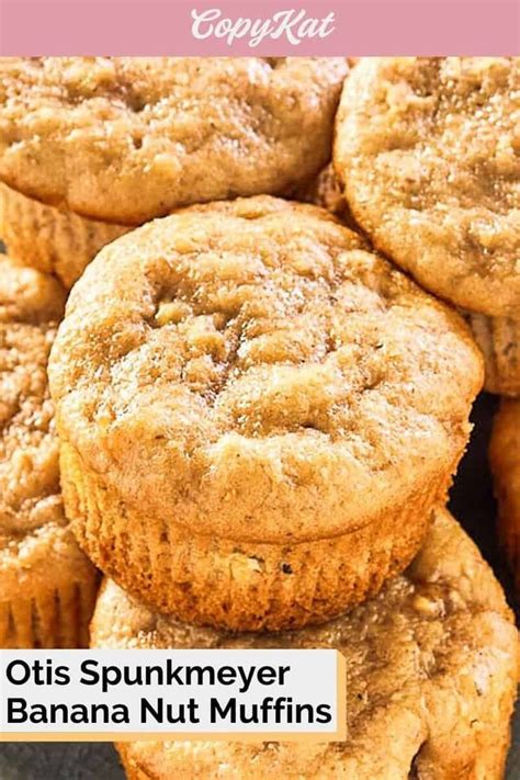 Otis Spunkmeyer Banana Nut Muffins Recipe - Group Recipes