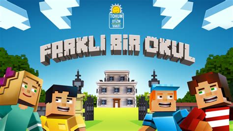 Otizmli çocukları siber zorbalıktan korumak için Minecraft okulu . 