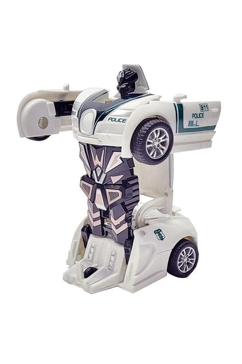 Otobot Polis Bugatti Transformers Robot Araba. 