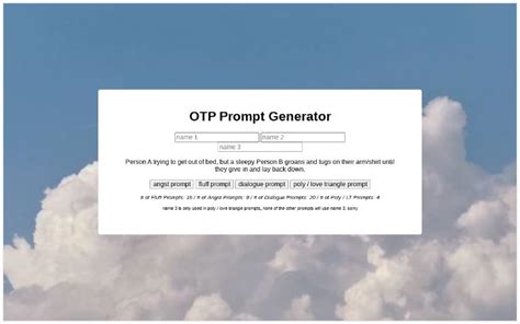 Otp Prompt Generator Angst Go to settings and turn on otp generator function. picleg