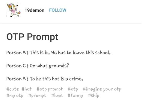 OTP Smut Generator. Person B helping Person A with simple tasks, like brushing their hair, or putting on jewelry, where it's obviously an excuse to be close to each other, but neither are complaining. Randomize. # of Prompts: 51. None of the quotes are mine, all are from Tumblr.. 