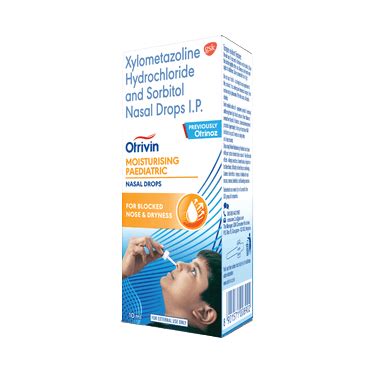 Otrivin Moisturising Paediatric Nasal Drops - Nose Drops for Kids