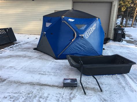 The Otter XT Pro Lodge is really a must have for 1-2 people on the go ice fishing. Very portable and easy to set up the Otter Lodge making moving pretty quic.... 