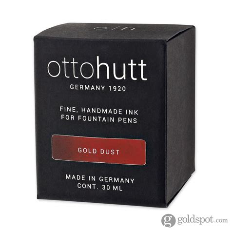 Otto Hutt Gold Dust Ink Review & Giveaway - Pen Chalet