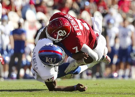 ESPN has the full 2023 Oklahoma Sooners Regular Season NCAAF schedule. ... @ Kansas. 12:00 PM: FOX. Tickets as low as $53 ... lines and spreads for the college football matchups featuring top-25 .... 