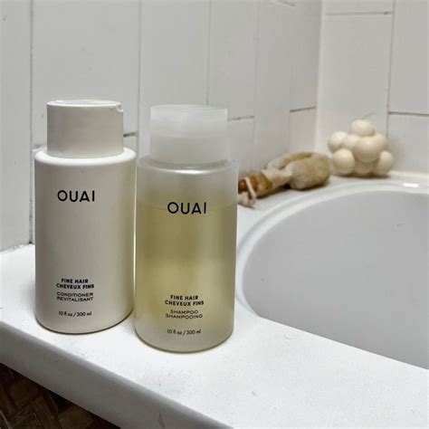 Ouai fine hair shampoo. Discover a revolutionary hair care line comprised of chic, modern essentials founded by celebrity hairstylist, Jen Atkin. ... OUAI Fine Hair Shampoo. 1.1K. $43.50 - $86.50. 1-43 of 43 Results. Browse More in OUAI. Hair (31) Gifts (6) Mini Size (6) Bath & Body (14) Fragrance (7) Men (1) null. 