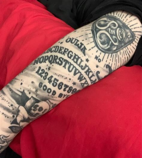Ouija board piece. Skull tattoo, Tattoos, Ouija board