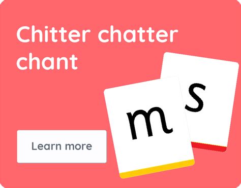 Our Chitter Chatter Chant... - Little Learners Love Literacy