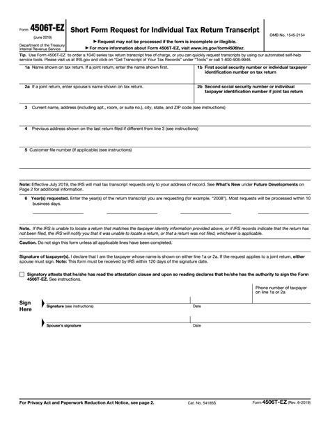 Our Editable Form For IRS Form 4506t Is Your Good Luck