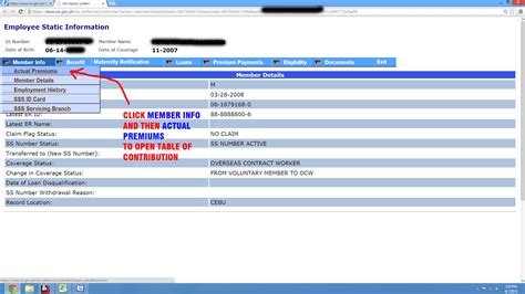 Our Life in Saudi Check your SSS contribution Online