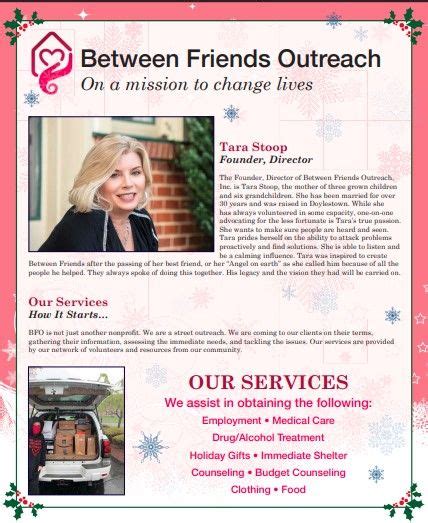 Our Mission — BETWEEN FRIENDS OUTREACH