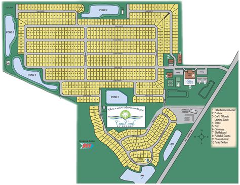 Our Site Map - Cross Creek RV Park