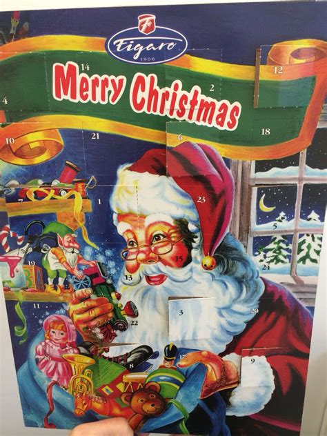 Our advent calendar D no long left D D D Merry, Merry christmas
