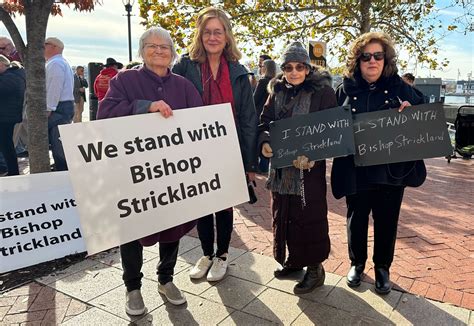 Ousted Texas bishop rallies outside US bishops meeting as his peers reinforce Catholic voter values