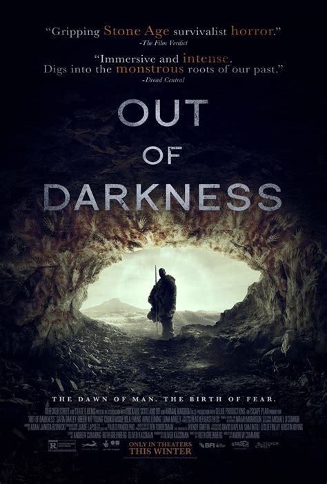 Out darkness movie. This week’s film was “Out of Darkness,” a horror slasher set in 43,000 B.C. The film follows a Stone Age tribe as they embark on a daunting journey through an unknown land. Tensions mount ... 